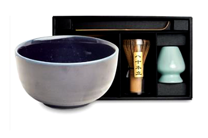 Edo Iro Blue Matcha set XL