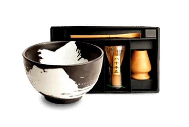 Edo Kuro Shiro Matcha set XL