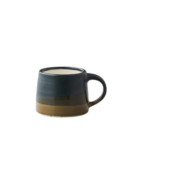 Kinto Slow Mug 110ml - Black & Brown