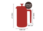 La Cafetière Pisa Red - 8Cup