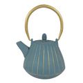 Coco teapot 1,00 ltr, gold/blue