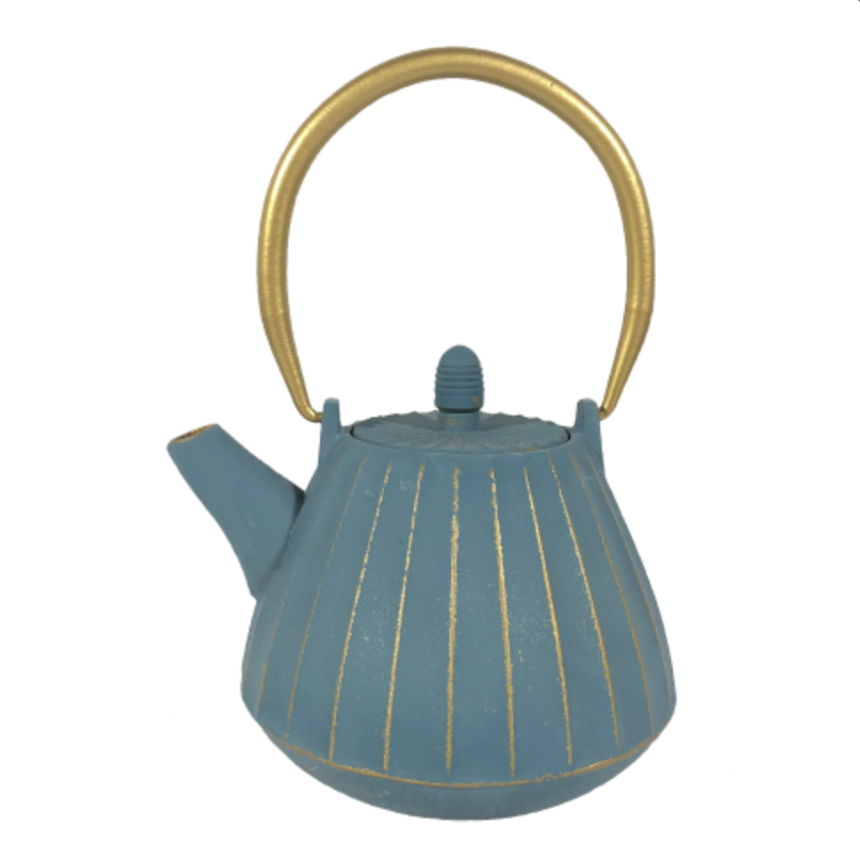 Coco teapot 1,00 ltr, gold/blue
