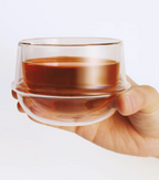 Kinto Kronos double wall tea cup 200ml