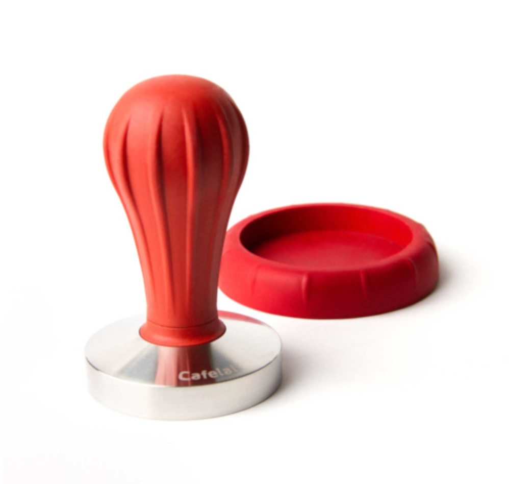 Cafelat Pillar tamper rood 58mm incl seat