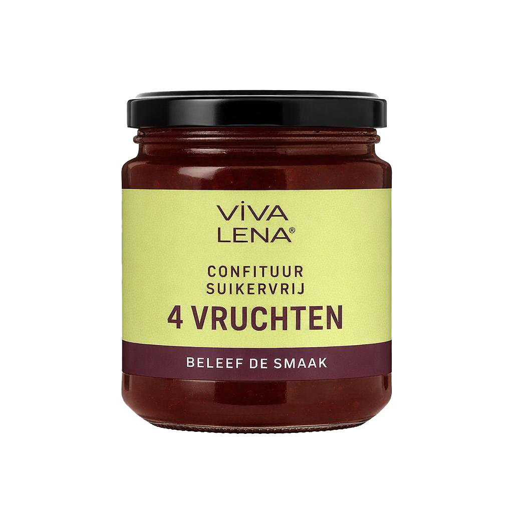 Confituur 4 Vruchten suikervrij 210ml