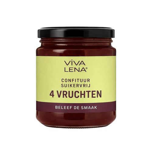 Confituur 4 Vruchten suikervrij 210ml