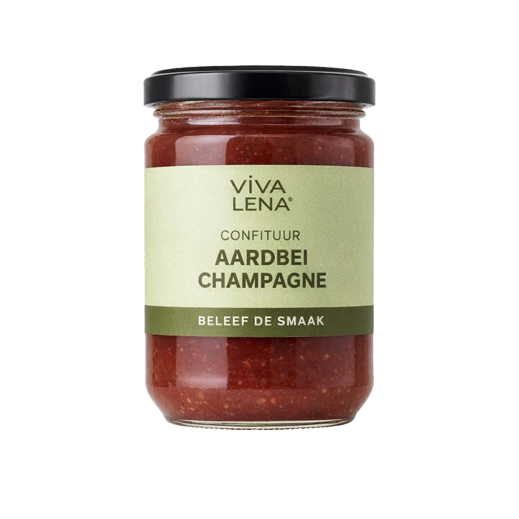 Confituur Aardbeien & Champagne 210ml