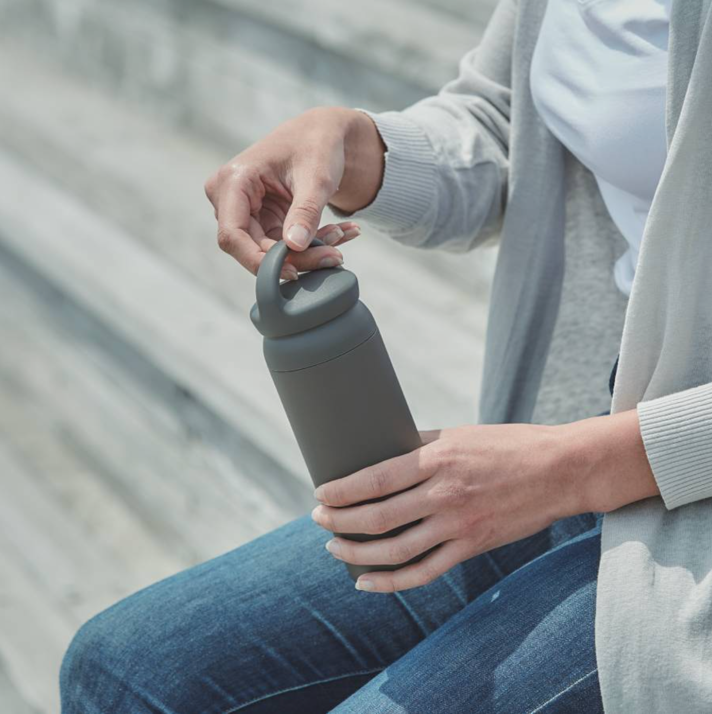 Kinto Day off Tumbler 500ml - Dark grey