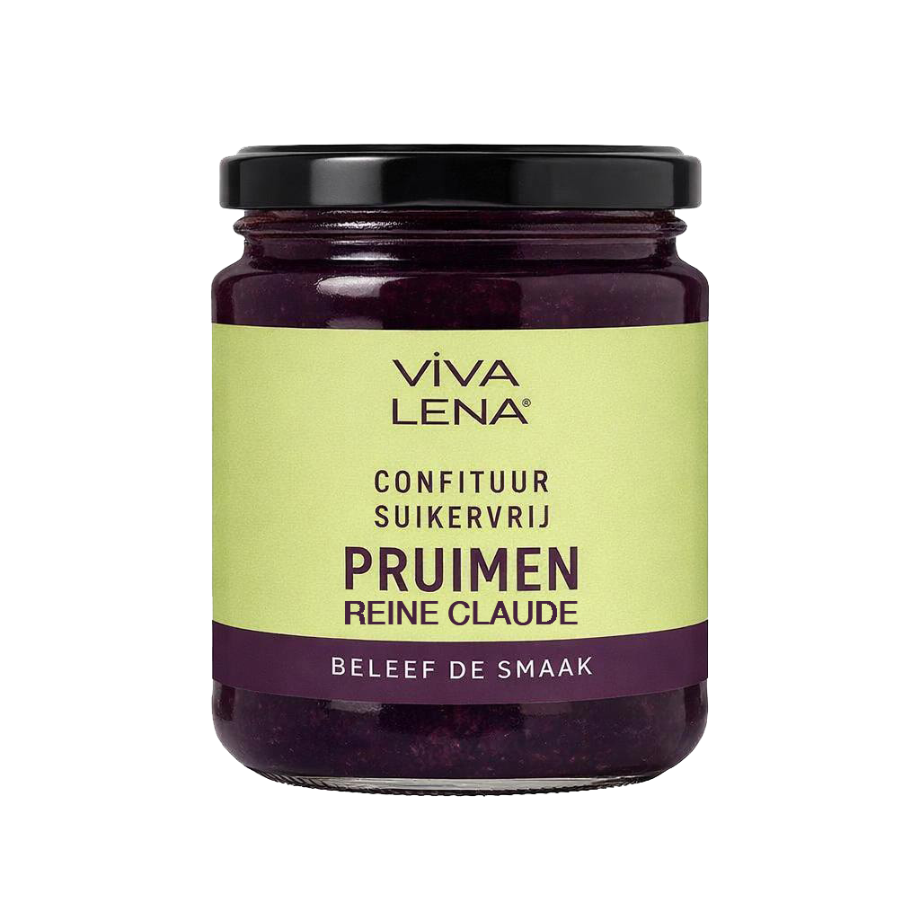 Confituur Pruimen Reine Claude suikervrij 210ml