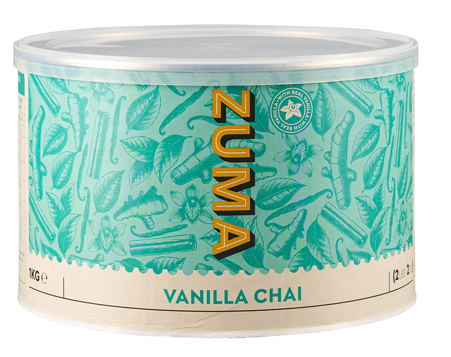 Zuma Chai Vanilla  1kg/ blik -blauw